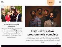 Tablet Screenshot of oslojazz.com